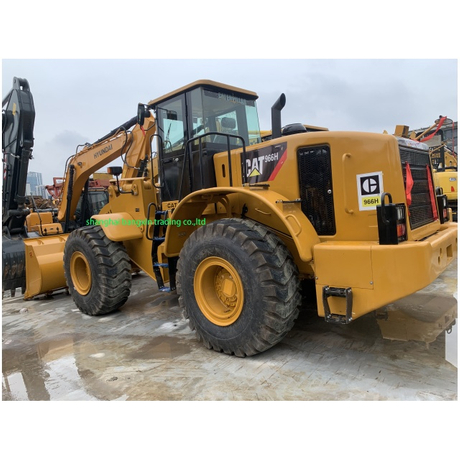 Chargeur frontal CAT966H 23 tonnes, chargeur d'occasion importé du Japon à vendre