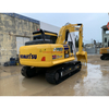 L'excavatrice Komatsu Pc130-7 13 tonnes importées du Japon a utilisé une mini-excavatrice sur chenilles