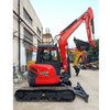 Excavatrice KUBOTA KX155-3Z, 5 tonnes, faibles heures de travail, mini-excavatrice d'occasion à vendre