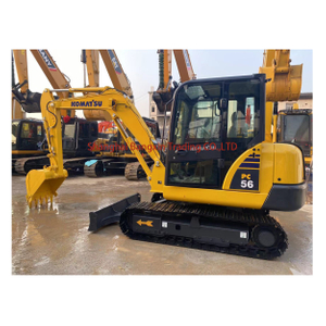 Pelle Komatsu Pc56 5 tonnes originale fabriquée au Japon Peu de bon état Mini-pelle sur chenilles d'occasion