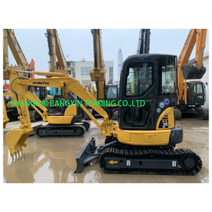 Excavatrice Komatsu Pc35 3 tonnes d'origine Japon quelques heures de travail utilisées mini-excavatrice sur chenilles
