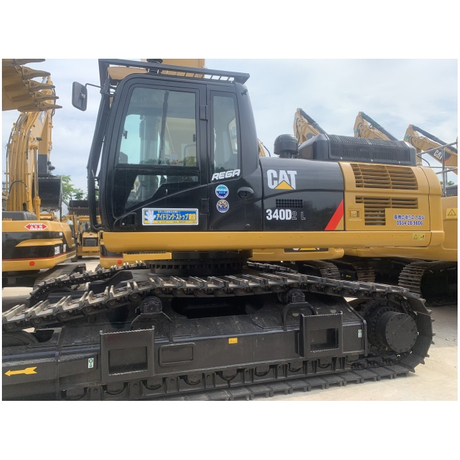 Excavatrice Caterpillar CAT340d2 34 tonnes excavatrice sur chenilles lourde d'origine japonaise excavatrice utilisée à vendre