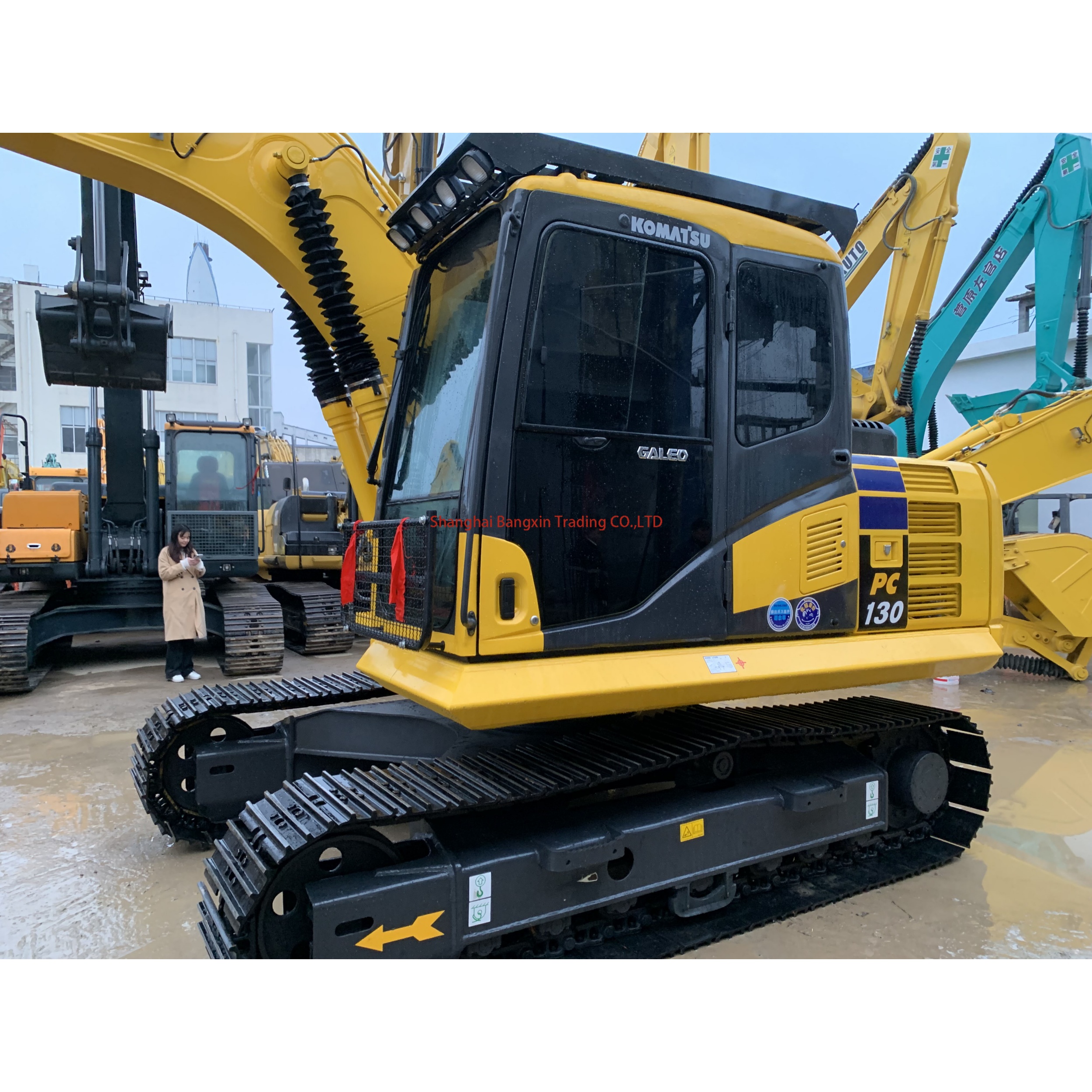 used excavator komatsu pc130 wholesaler grossiste pelle occasion komatsu pc130